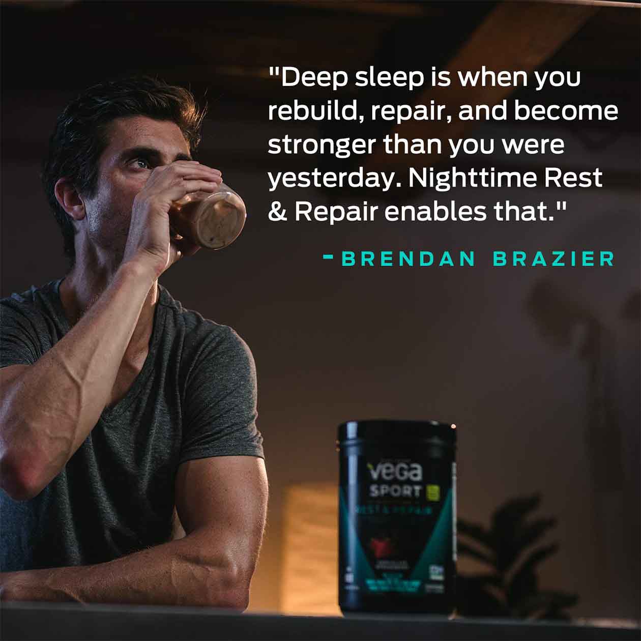 Vega Sport® Nighttime Rest & Repair - Plant-Based Recovery Protein