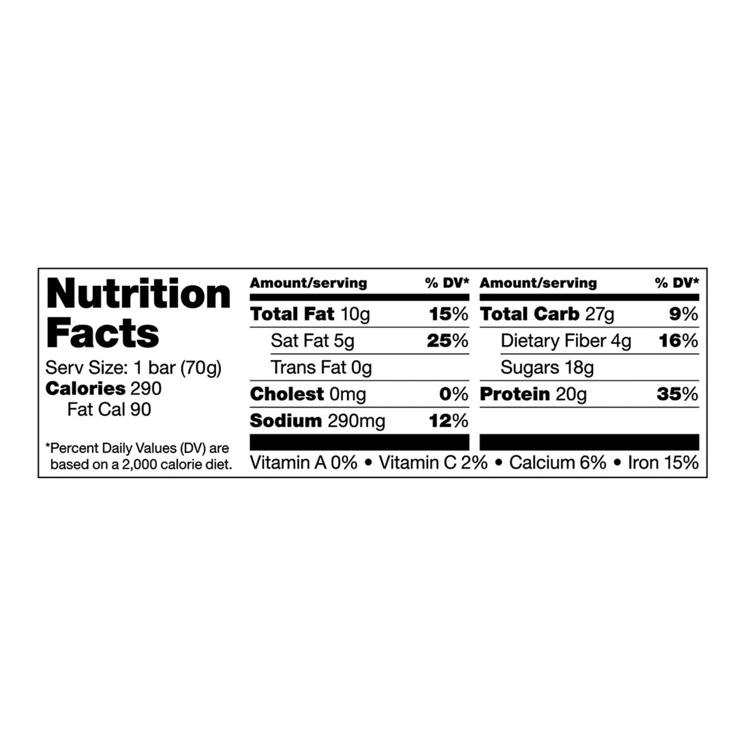 Vega® 20g Protein Bar - Chocolate Peanut Butter - Single nutrition